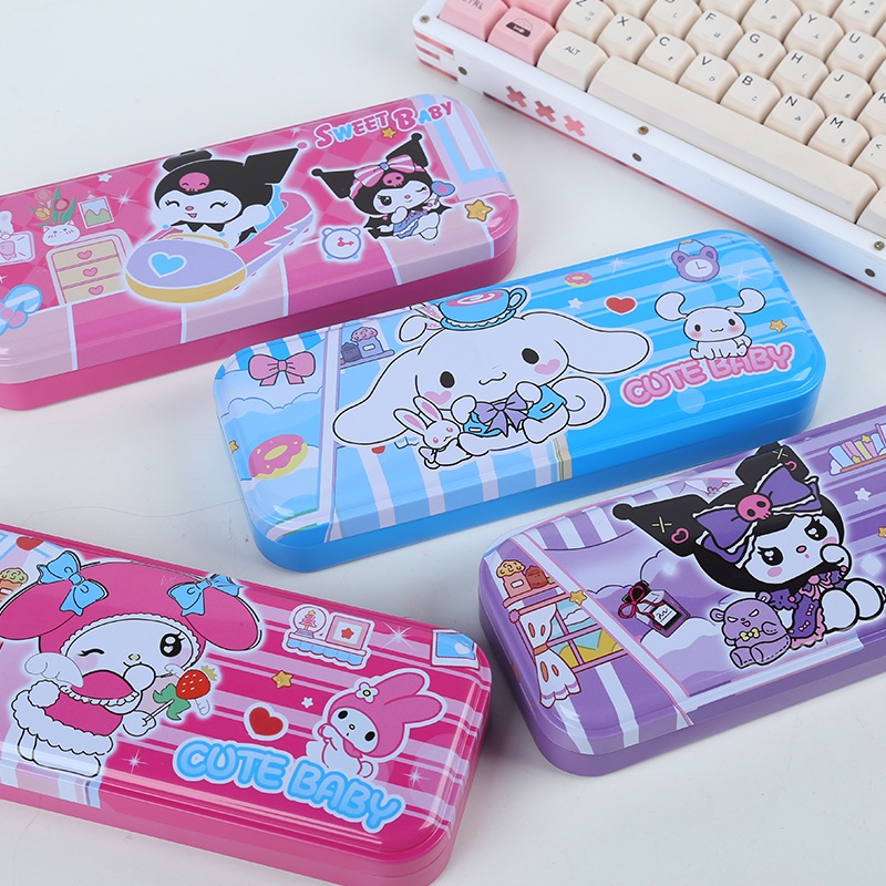 

BOBOMART KOTAK PENSIL B-810 MOTIF KOTAK PENSIL ANAK SEKOLAH SANRIO ESTETIK MOTIF KARTUN MURAH