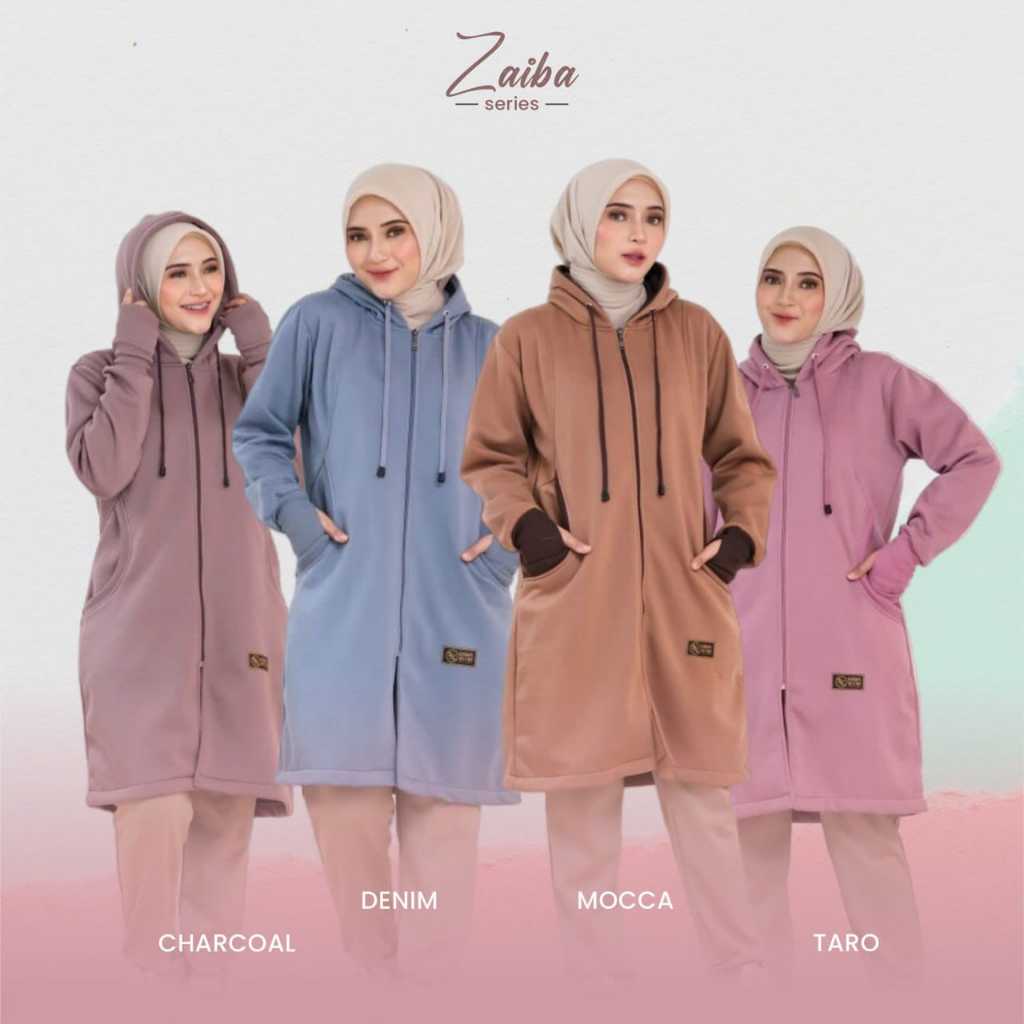 Jaket Hijab Muslimah-Jaket panjang wanita Hijabers-jaket hijab terbaru dan terlaris