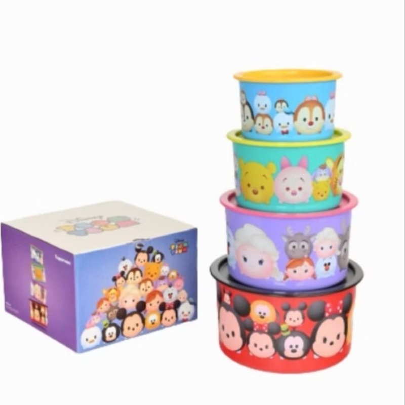 Tsum Tsum Canister Tupperware | tempat kue | toples tupperware |