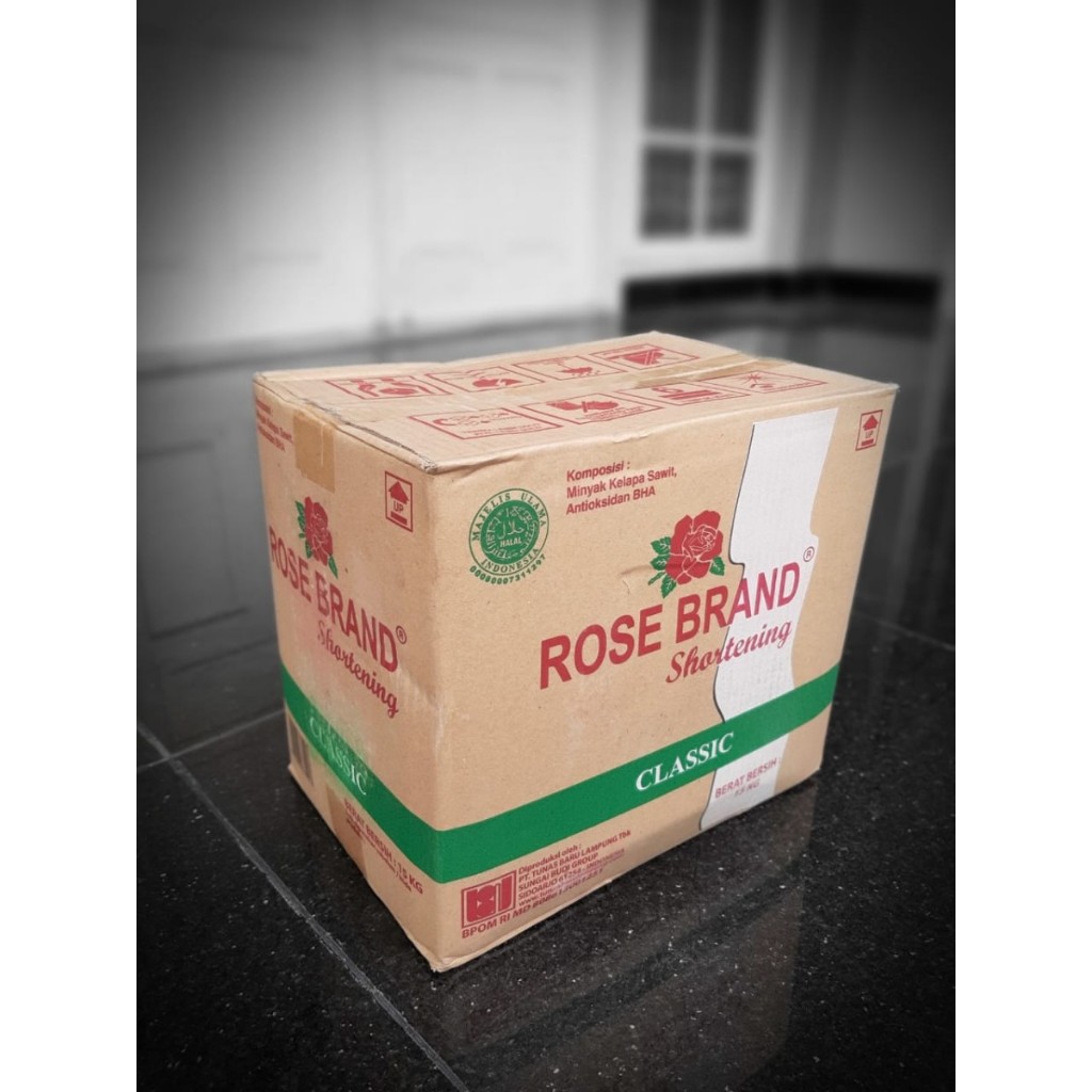 

Shortening Mentega Putih Rose Brand 15 KG ORI MURAH HALAL MUI