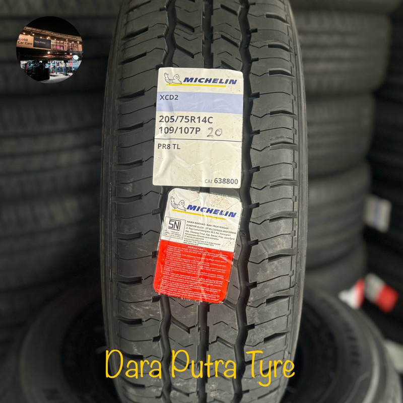 ban mobil 205 75 14 michelin xcd2 Ban 205/75R14C (Traga) ban muatan