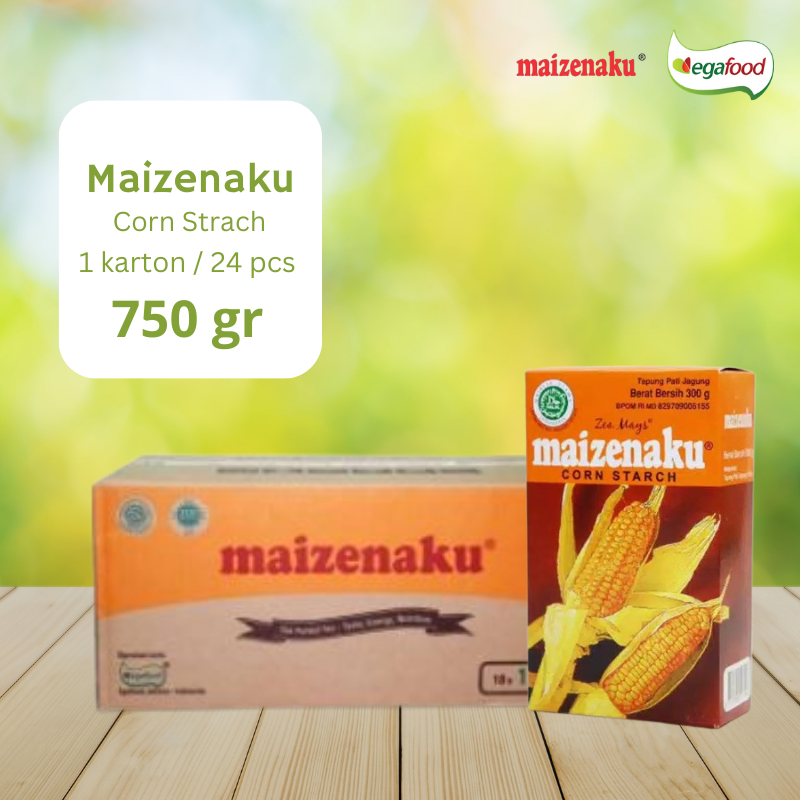

Maizenaku Tepung Jagung Corn Starch ( tepung Jagung ) 750gr /1 karton /24 pcs Best Seller Produk