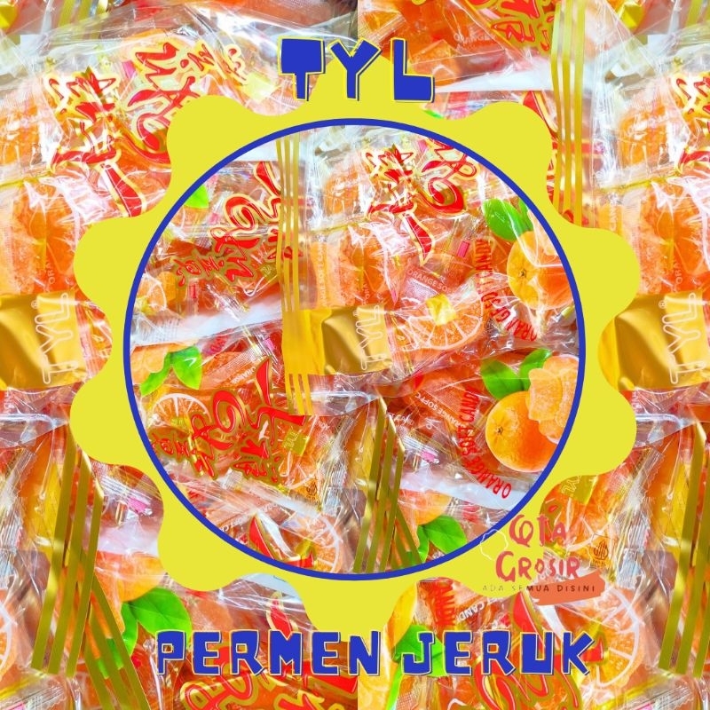 

TYL PERMEN JERUK KENYAL 500GR