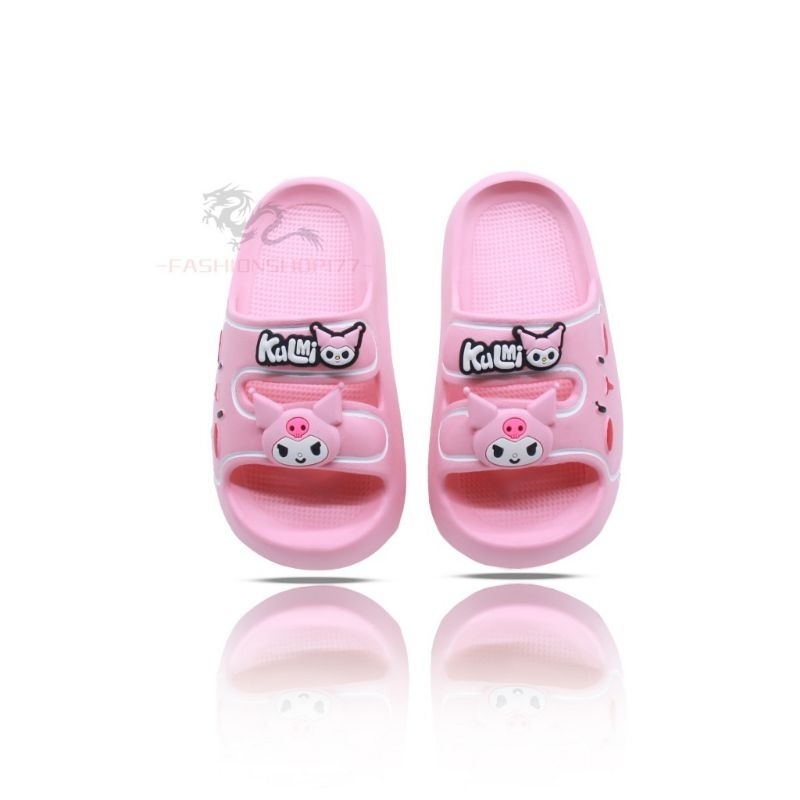 0008, sandal kuromi, sandal hilos, sandal kuromi anak, sandal hilos anak, sandal kokop kuromi, sanda