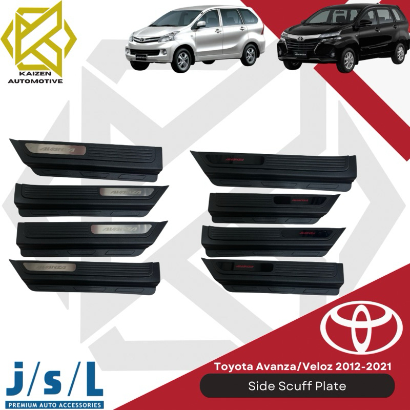 JSL Side Scuff Plate / Sill Plate Toyota Avanza / Veloz 2012-2021