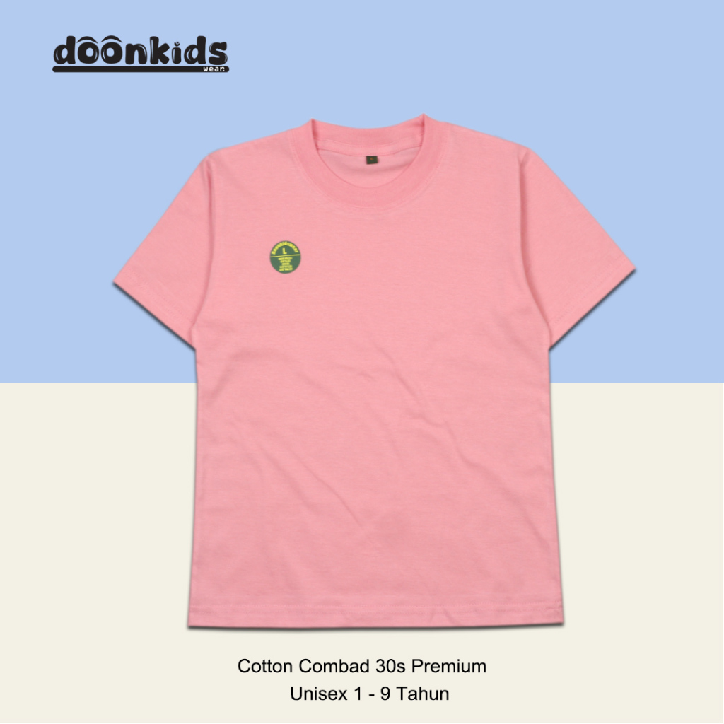 DOONKIDS kaos polos putih anak lakilaki perempuan