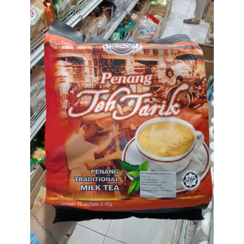 

Tea tarik Penang tradisional milk tea Penang isi 15sachet x 40gr