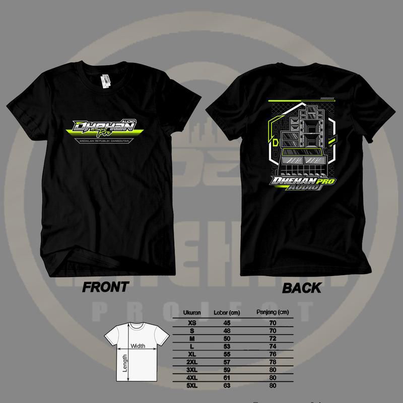 Kaos Dhehan Audio Pro / Baju Distro Andalan Republik Dangdutan / Atasan pria wanita