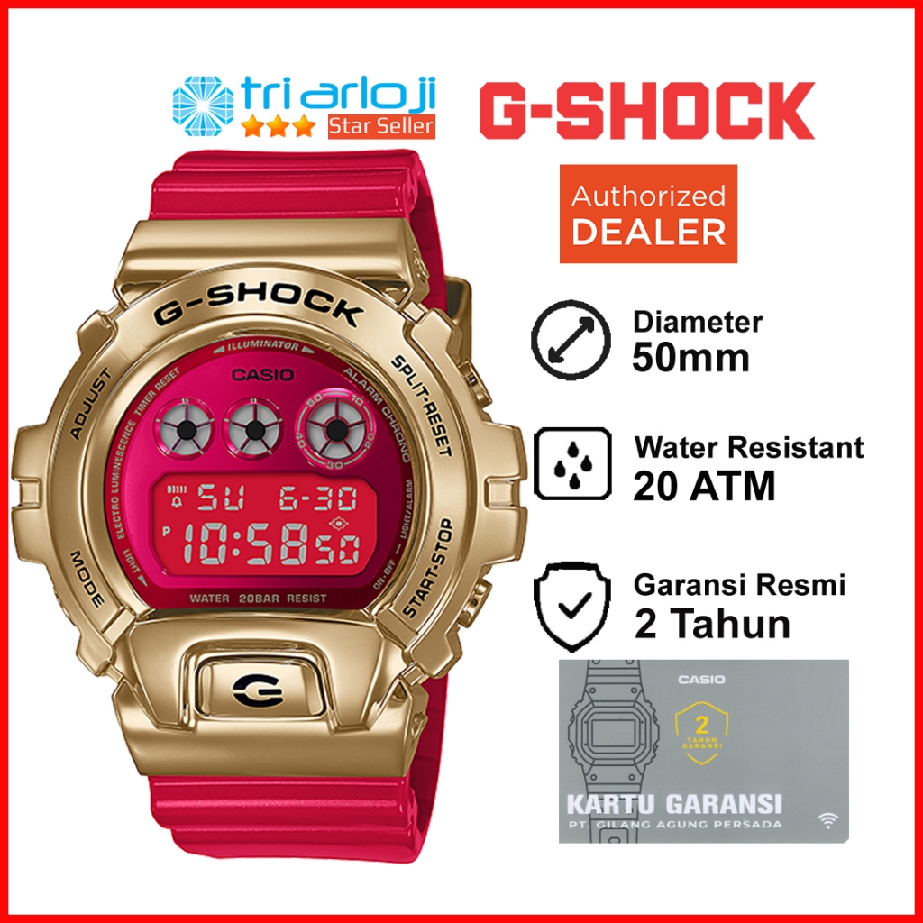 Casio G-SHOCK GM-6900CX-4DR Jam Tangan GSHOCK Limited Edition CNY Year of Ox GM-6900CX-4 GM-6900