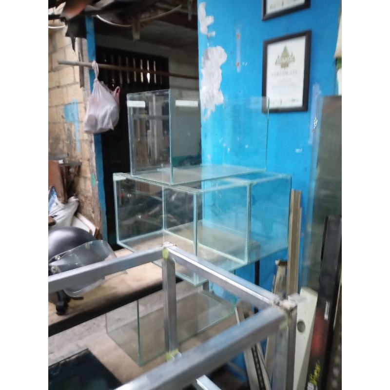 Aquarium 60x30X35 kaca 6mm