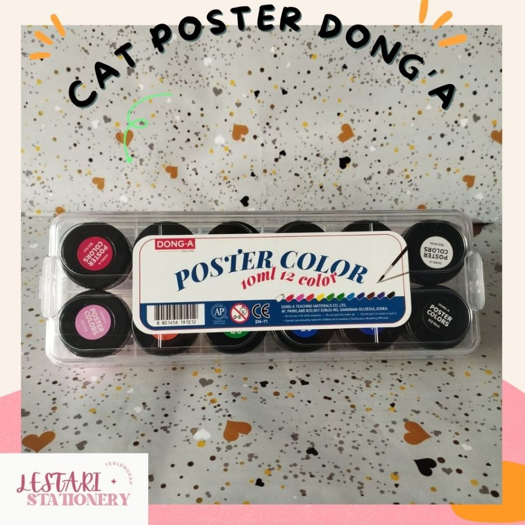 

Cat Poster Dong a 10 ML | Cat lukis | Cat Poster | Poster Colour | LEstari Stationery