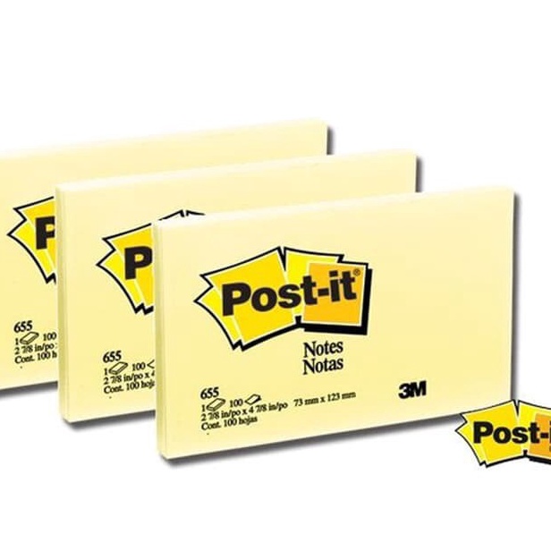 

TERLARIZZZ PROMO Sticky Note 3M 655 76x127MM 1PAD