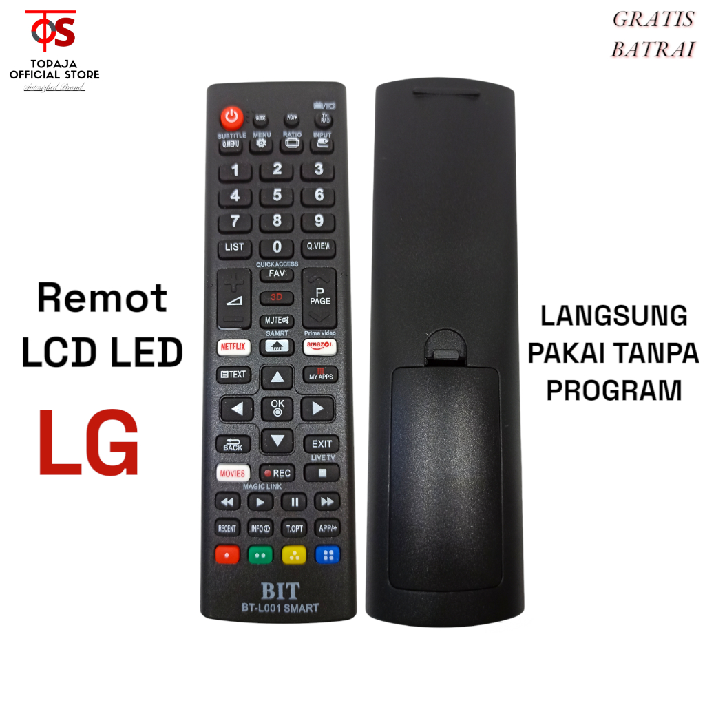 LG Remot Remote TV LCD LED LG Langsung Pakai - Remot Asli TV LG - Remot TV LG