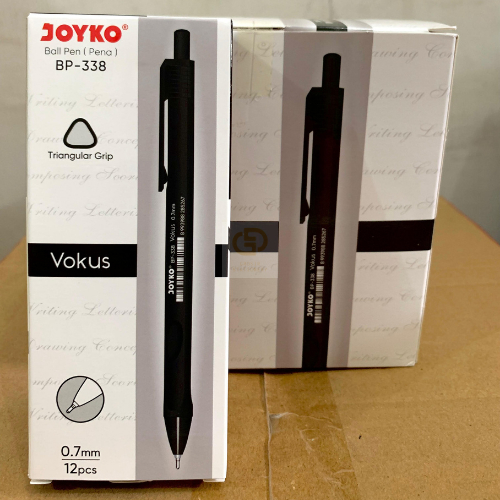 

Ball Pen Pulpen Pena Joyko BP-338 Focus 0.7 mm (1 Box isi 12 Pcs)