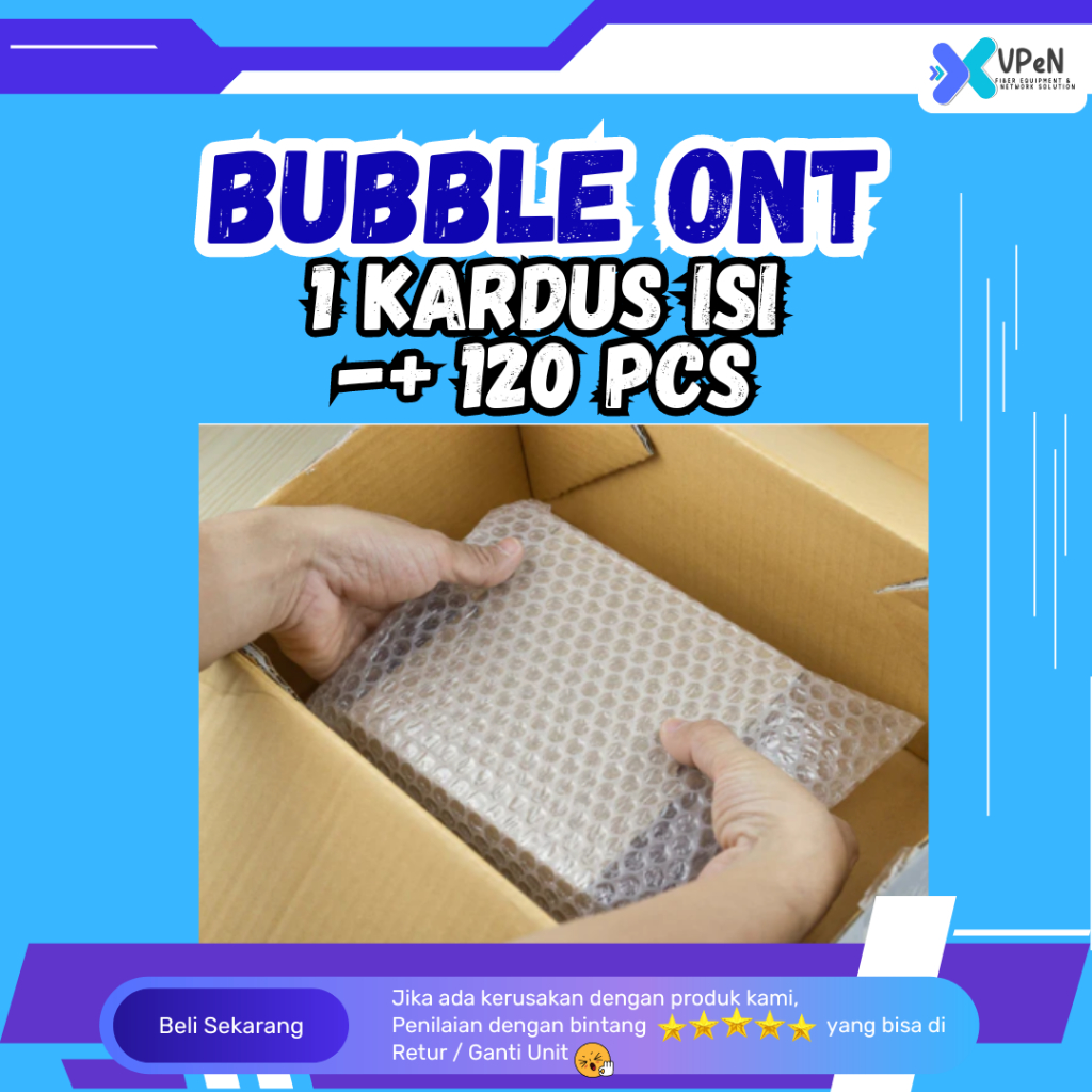 

Bubble Wrap Packing 1 Kardus isi - + 120Pcs