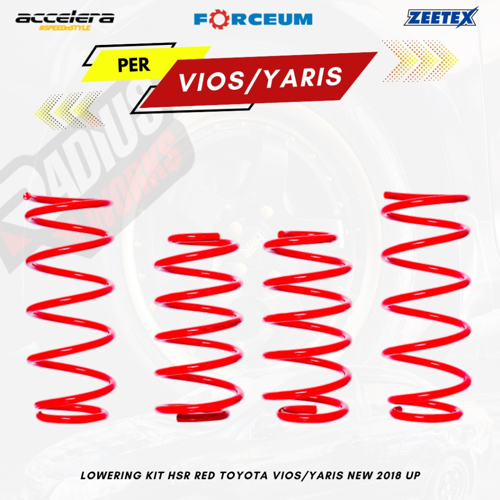 PER CEPER MOBIL VIOS YARIS NEW 2018 LOWERING KIT HSR