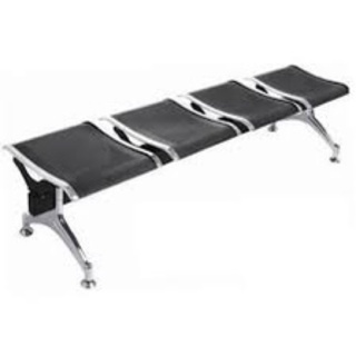 Kursi Tunggu 4 Dudukan Tanpa Sandaran / Kursi Airport Tanpa Sandaran / Kursi Bandara Non Sandaran / 