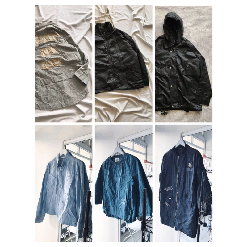 SALE JAKET KASUAL , WORK JACKET , Jaket Harrington , JAKET VINTAGE THRIFT PRELOVED MURAH VOL.20