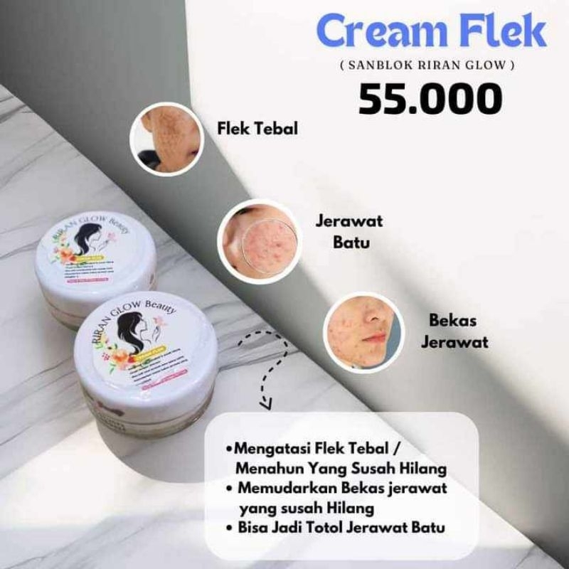 cream flek bandel