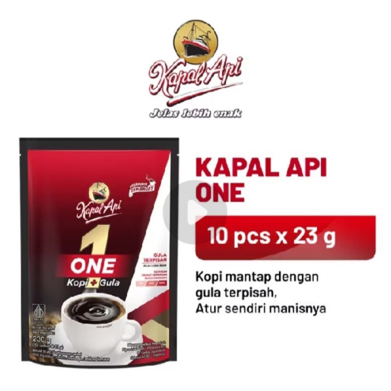 

Kapal api one bag (10x23gram)