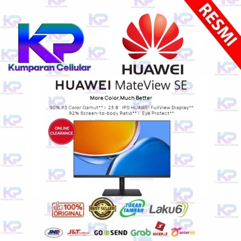 Huawei MateView SE Monitor - IPS 23.8 Inci, 100Hz Refresh Rate