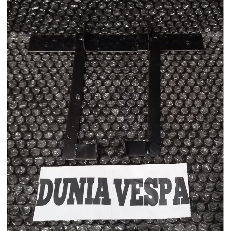 Dudukan pangkon plat nomor depan vespa excel