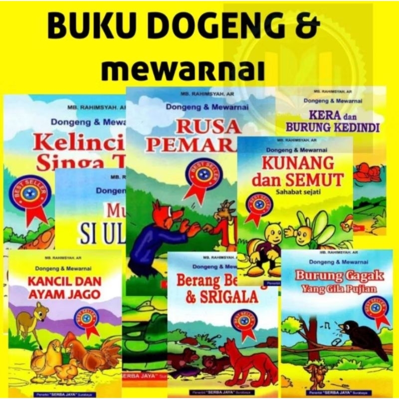 

Buku Cerita Dongeng Rakyat Bahasa Indonesia Dan Bisa Mewarnai Buku Cerita Untuk Anak