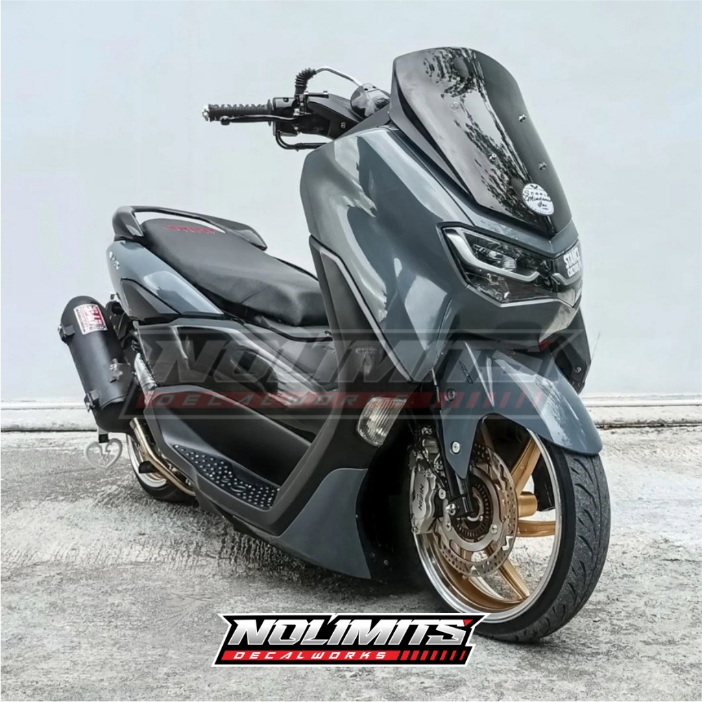 DECAL POLOS NMAX NEW/NMAX OLD/NEO TURBO FULLBODY WARNA DARK GREY