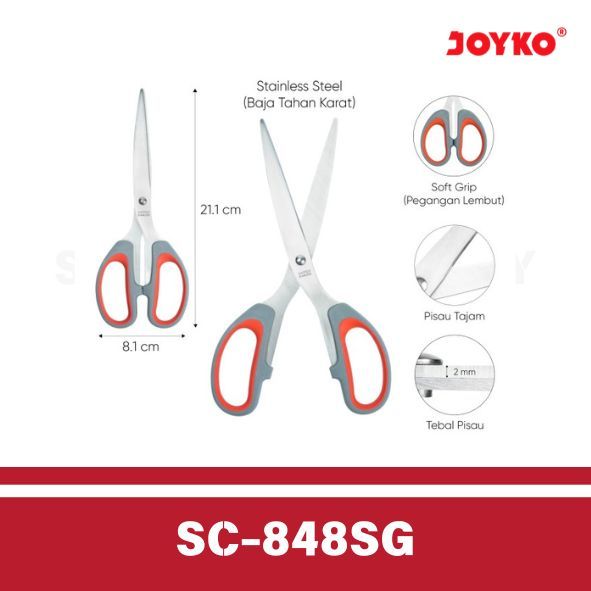 

(PCS) Gunting Joyko SC-848SG / Scissors Joyko SC-848SG