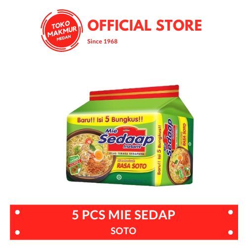 

5 PCS MIE SEDAP SOTO 75GR