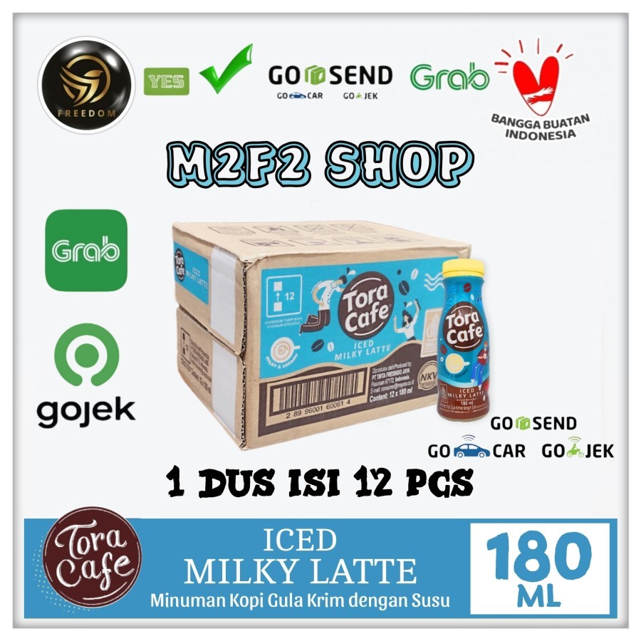 

Kopi Toracafe Iced Milky Latte Pet - 180 ml Kemasan Karton (Khusus Bluebird/Gosend/Grab)