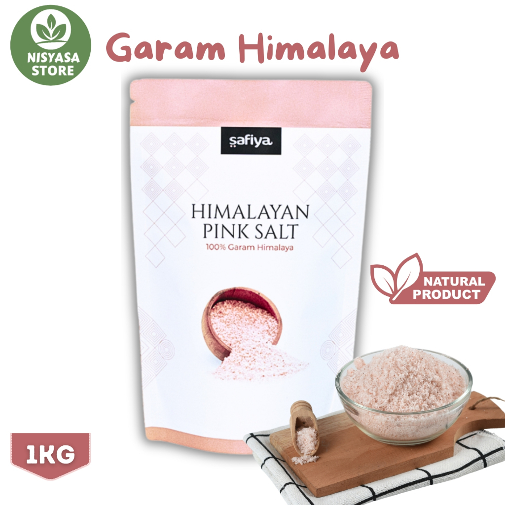 

Safiya Garam Himalaya 1 Kg Pink Himalayan Salt Original