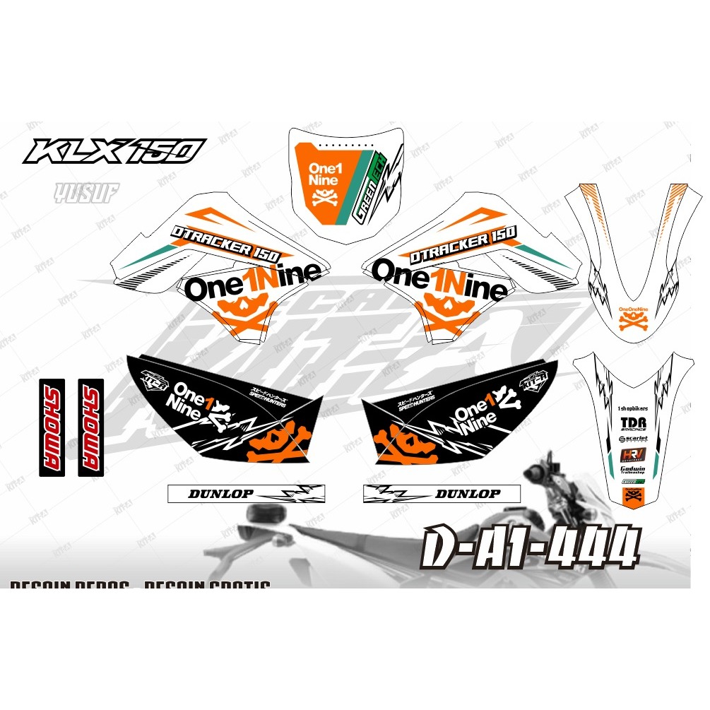 Dekal Stiker KLX 150 (D-A1-192)