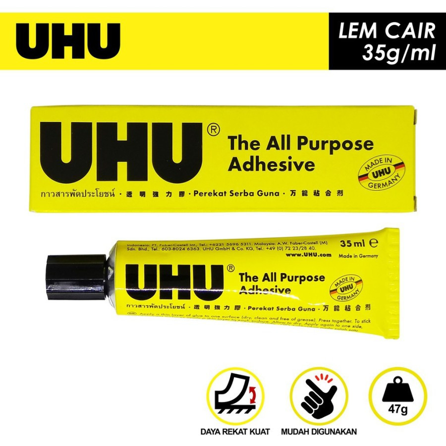 

UHU Lem Kecil [35 mL] Transparant