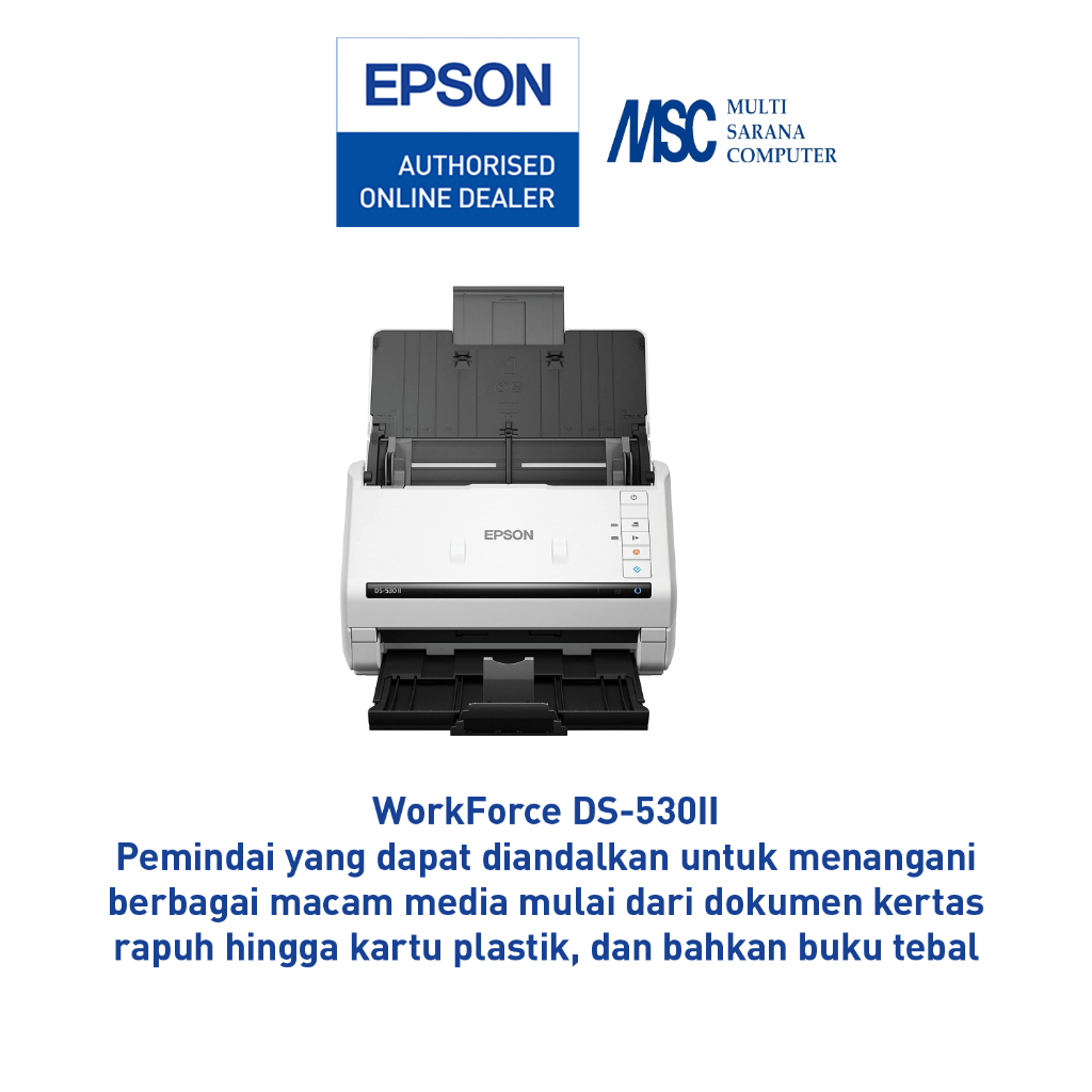 EPSON Scanner DS-530II DS530II DS-530 II DS530 II DS 530 II Garansi Resmi