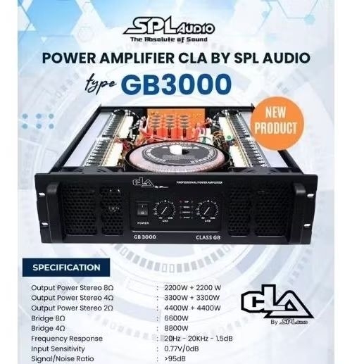 power amplifier SPL AUDIO GB3000