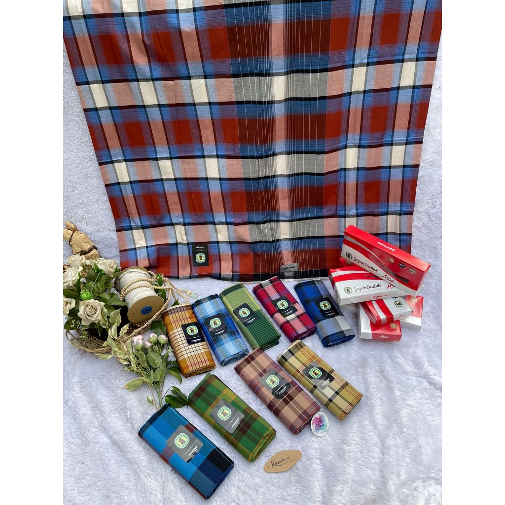 Sarung gajah duduk asia/sarung gajah duduk asia merah putih/bisa bayar ditempat/cod