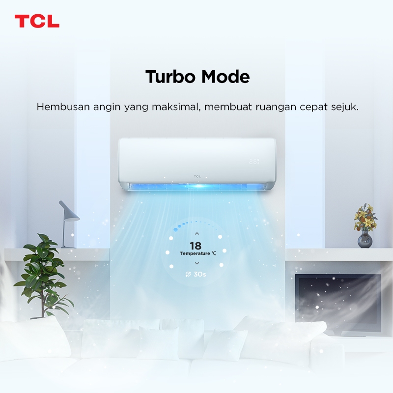 AC TCL STANDARD 05CSD/XS2 = 0,5PK / AC TCL 09CSD/XS2 = 1PK / AC TCL 12CSD/XS2 = 1,5PK / AC TCL 18CSD