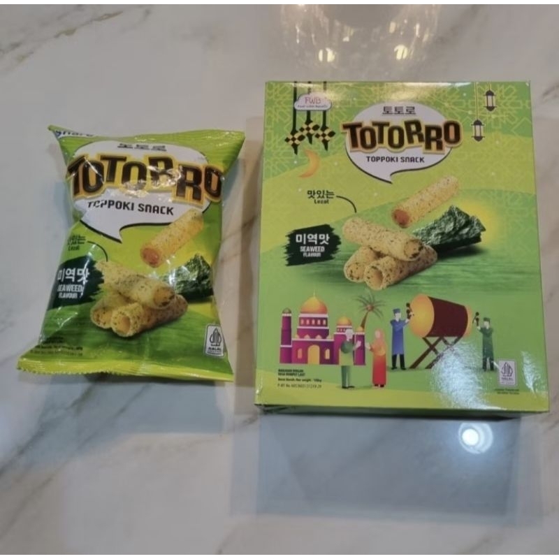 

Totorro Toppoki Snack Seaweed 100 gr / Snack Toppoki Totorro