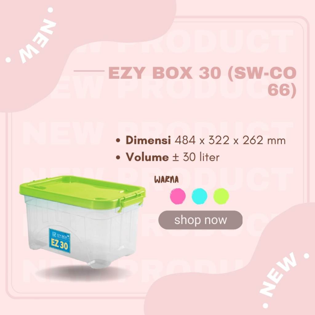 CONTAINER EZY BOX 30 LITER TERMURAH
