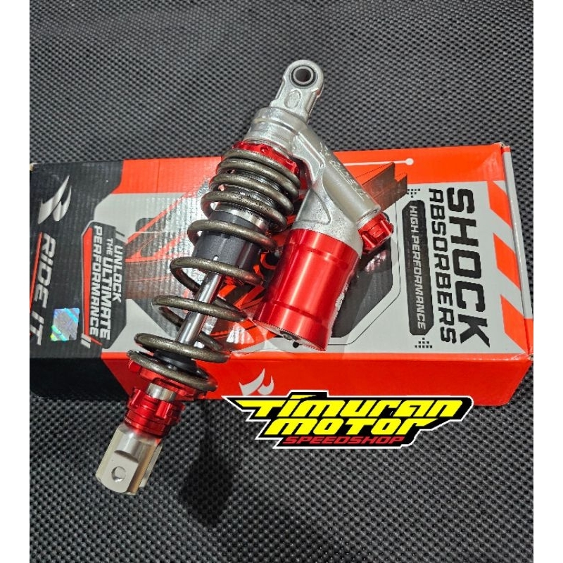 SHOCK RIDE IT GP277 MATIC 310 MM GREY RED MIO - VARIO - BEAT - SCOOPY