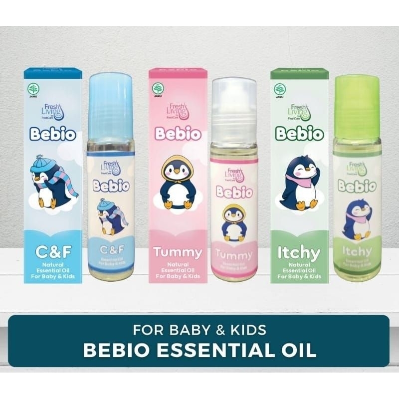 BEBIO ESSENTIAL OIL COUGH&FLU, TUMMY, ITCHY 9 ml FRESHCARE ANAK