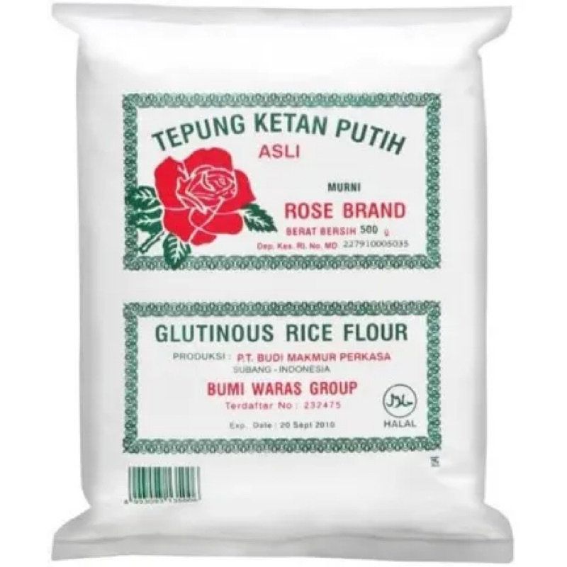 

Tepung Ketan Rose Brand 500gr /Rose Tepung Beras Ketan 500G