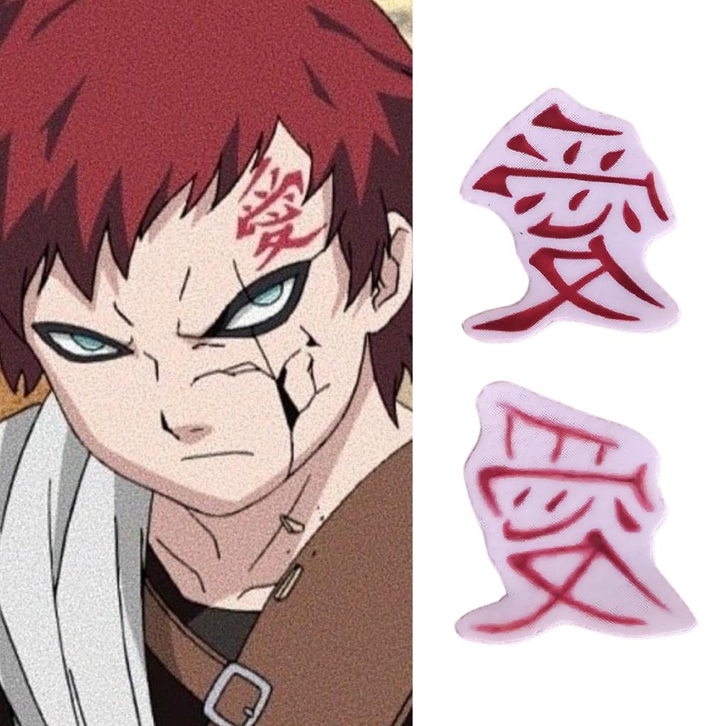 TATO TEMPORER Gaara Naruto Inspired Ai Blood Scar | RED AI | Gaara AI Temporary Tattoo | Gaara Scar 