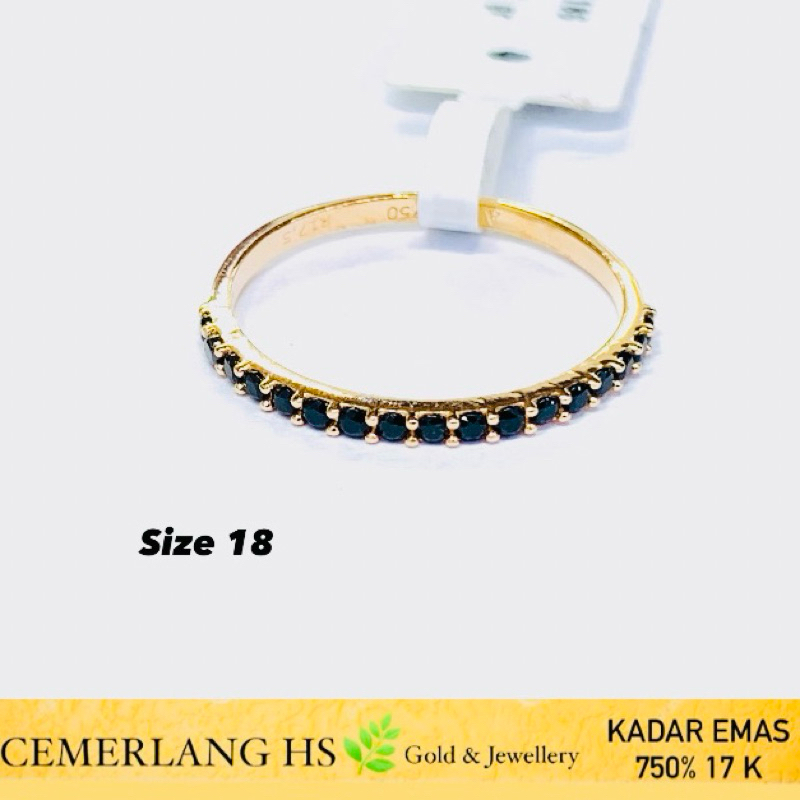 cincin emas fashion italy 17k