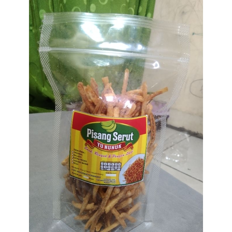 

Pisang Serut Yu Nunuk rasa keju