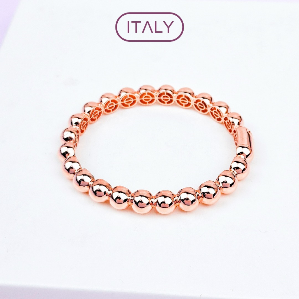 GELANG KAKU MODEL OVAL BOLA ROSE CCET AMERO 750 17K