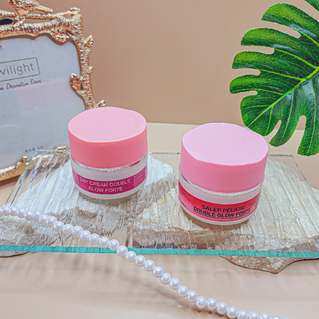 [BEST SELLER] Paket Double Glow Forte MURAH  Day & Night Cream