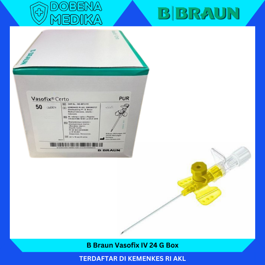 B Braun Vasofix Braunule Certo 18 20 22 24 G isi 50