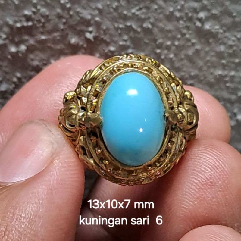 CINCIN 6 PIRUS MESIR POLOS BIRU TELOR ASIN SIMPLE ELEGAN